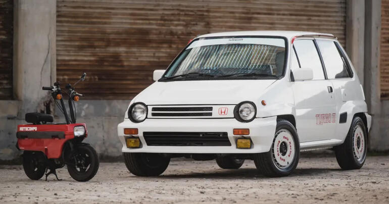 1984 honda city turbo II with motocompo